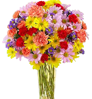 Brigtht bouqet with chrysantems | Flower Delivery Magas